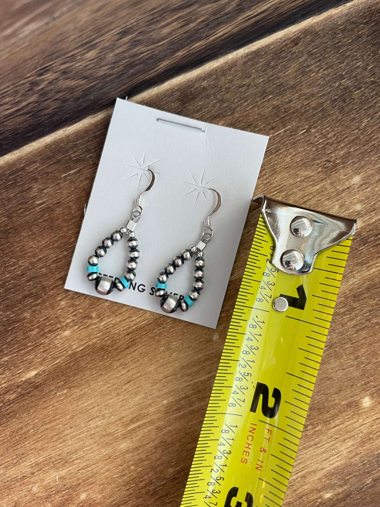 The Leah - Small Navajo Pearl Teardrop