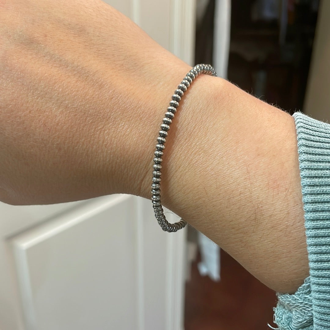 3mm Stretch Navajo Pearls Bracelet