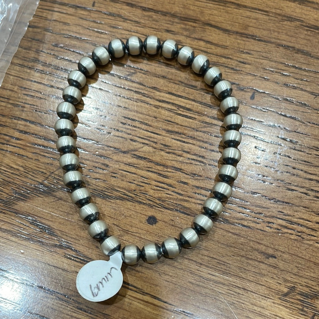 6MM Navajo Pearl Bracelet