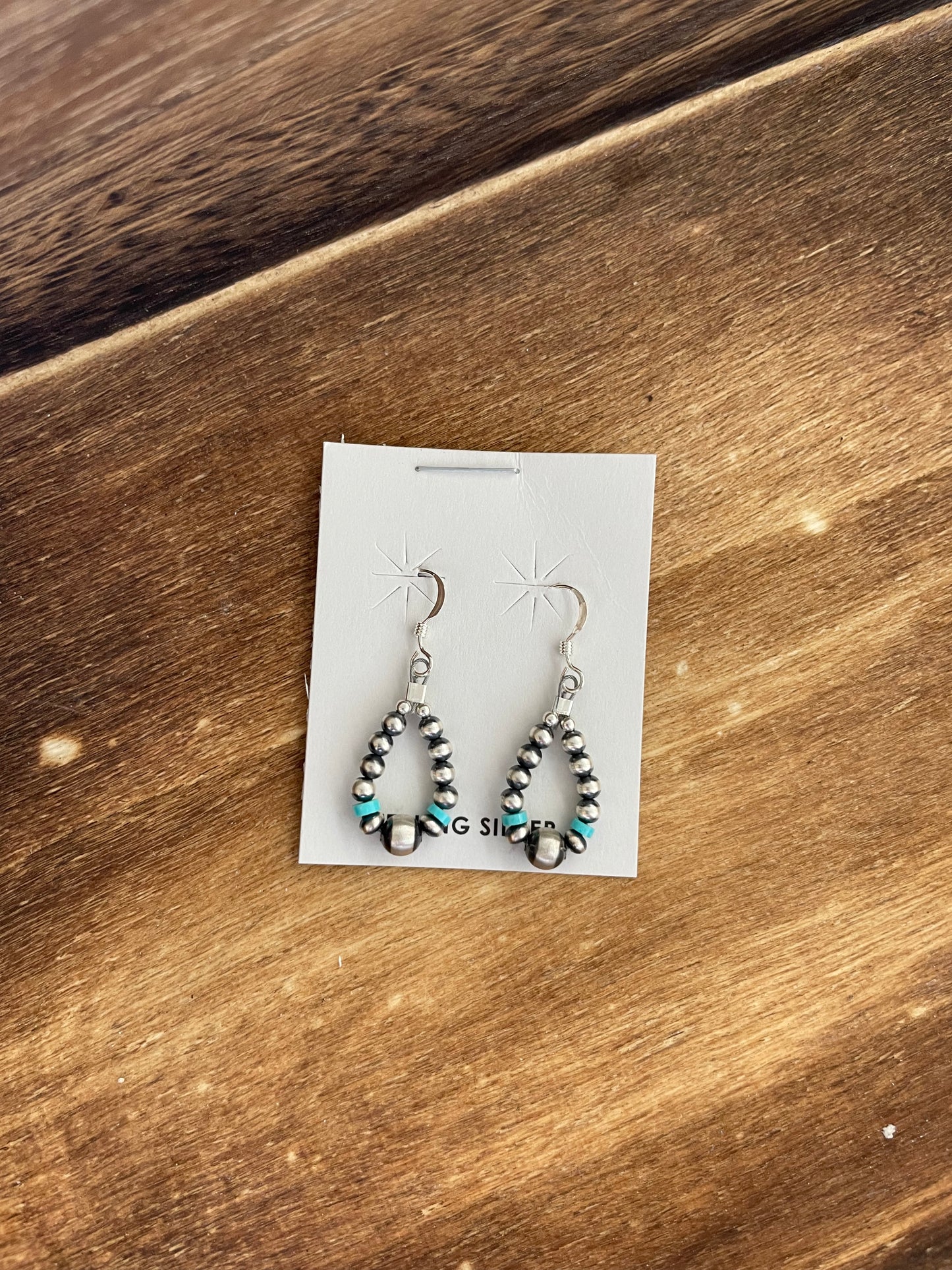 The Leah - Small Navajo Pearl Teardrop