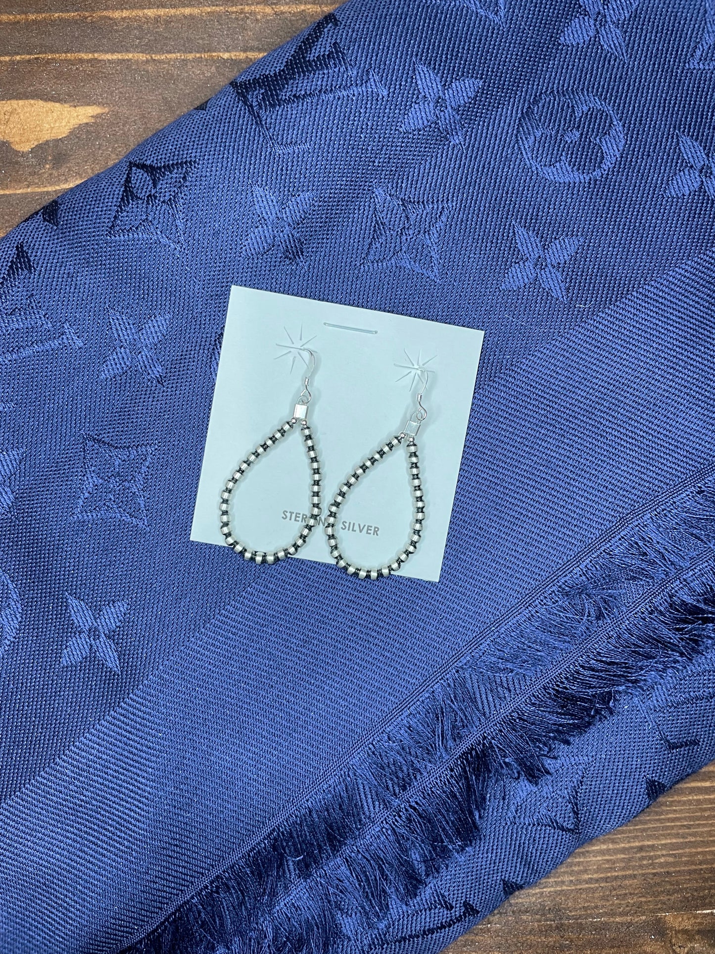 3mm teardrop Earrings 2”