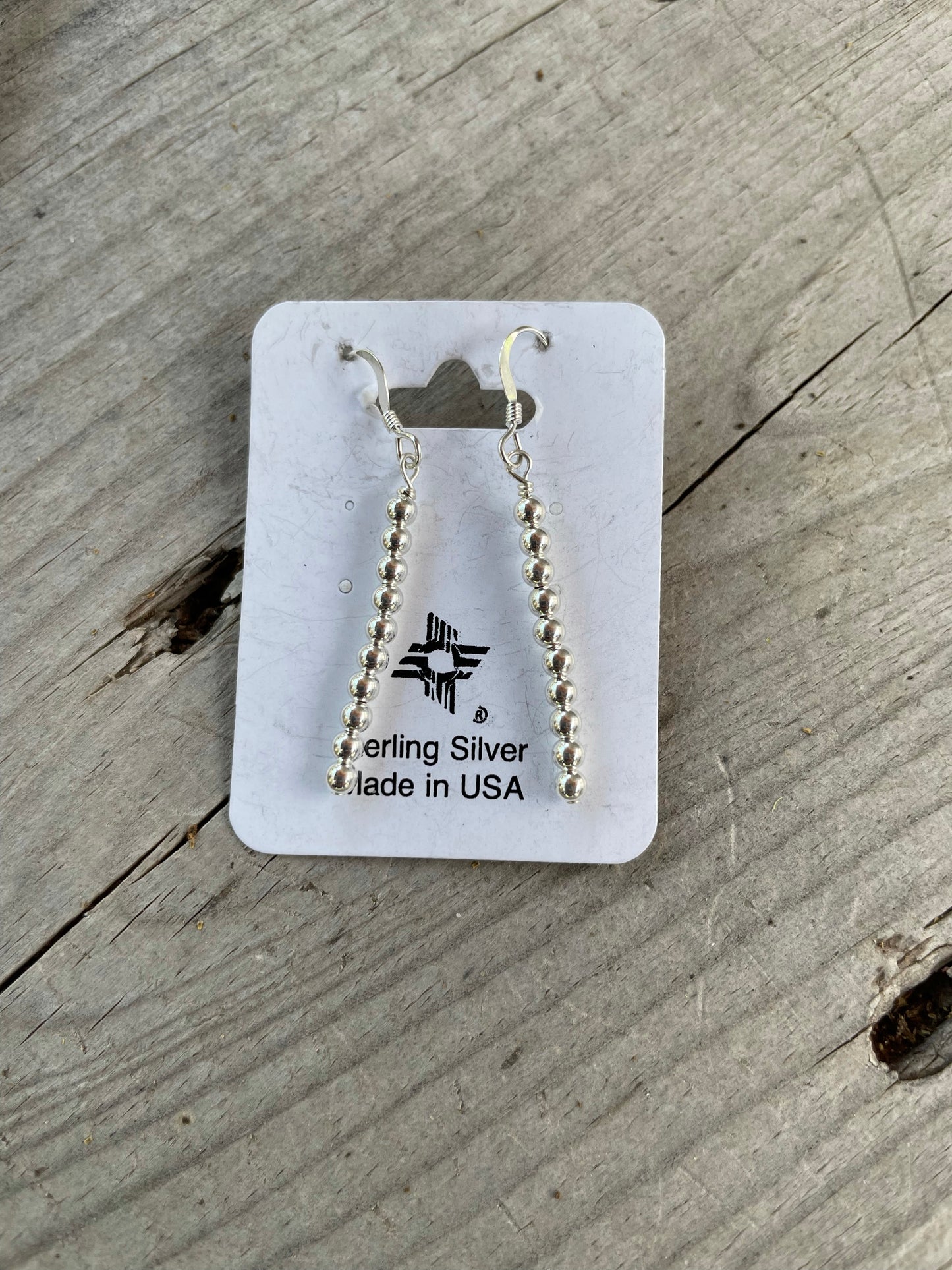 The Navajo Strand Earring High Shine 4mm