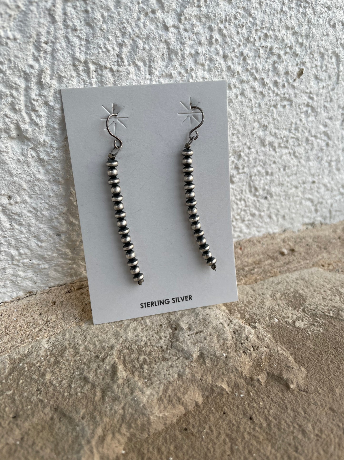 The Navajo Strand Earring 4mm 5mm saucer