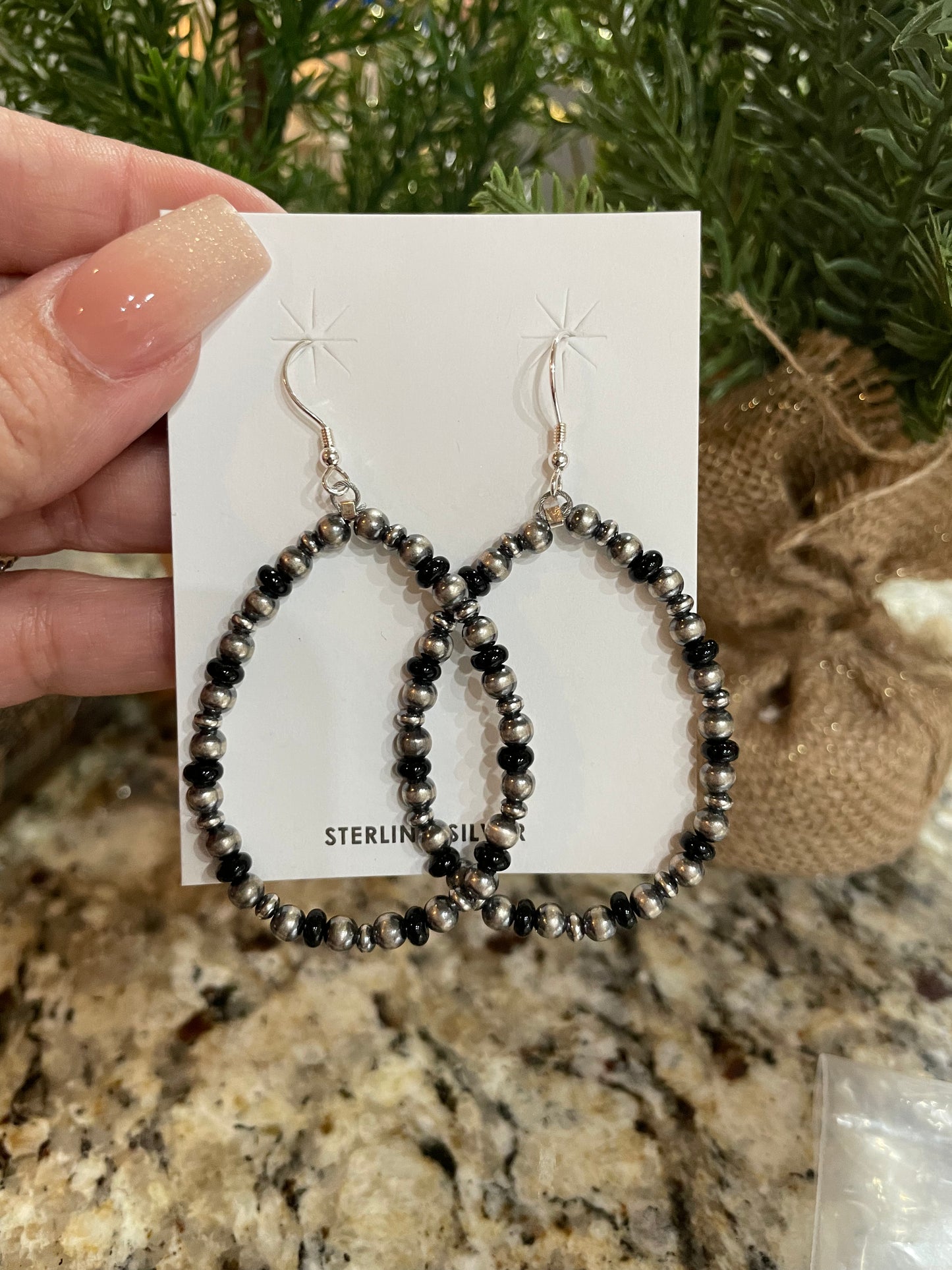 The Teardrop with black Onyx