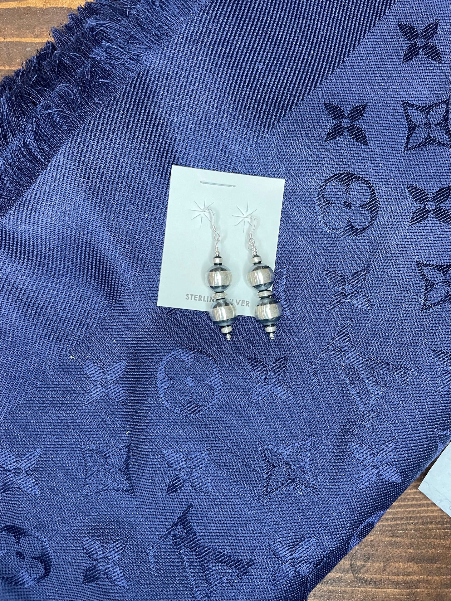 2.5" Strand earrings with 10mm beads