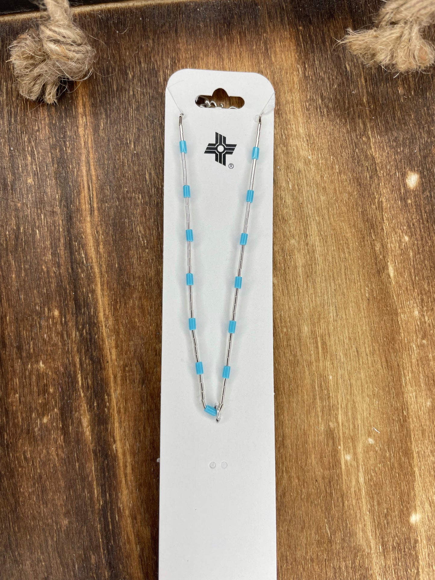 Turquoise Liquid Silver Bracelet