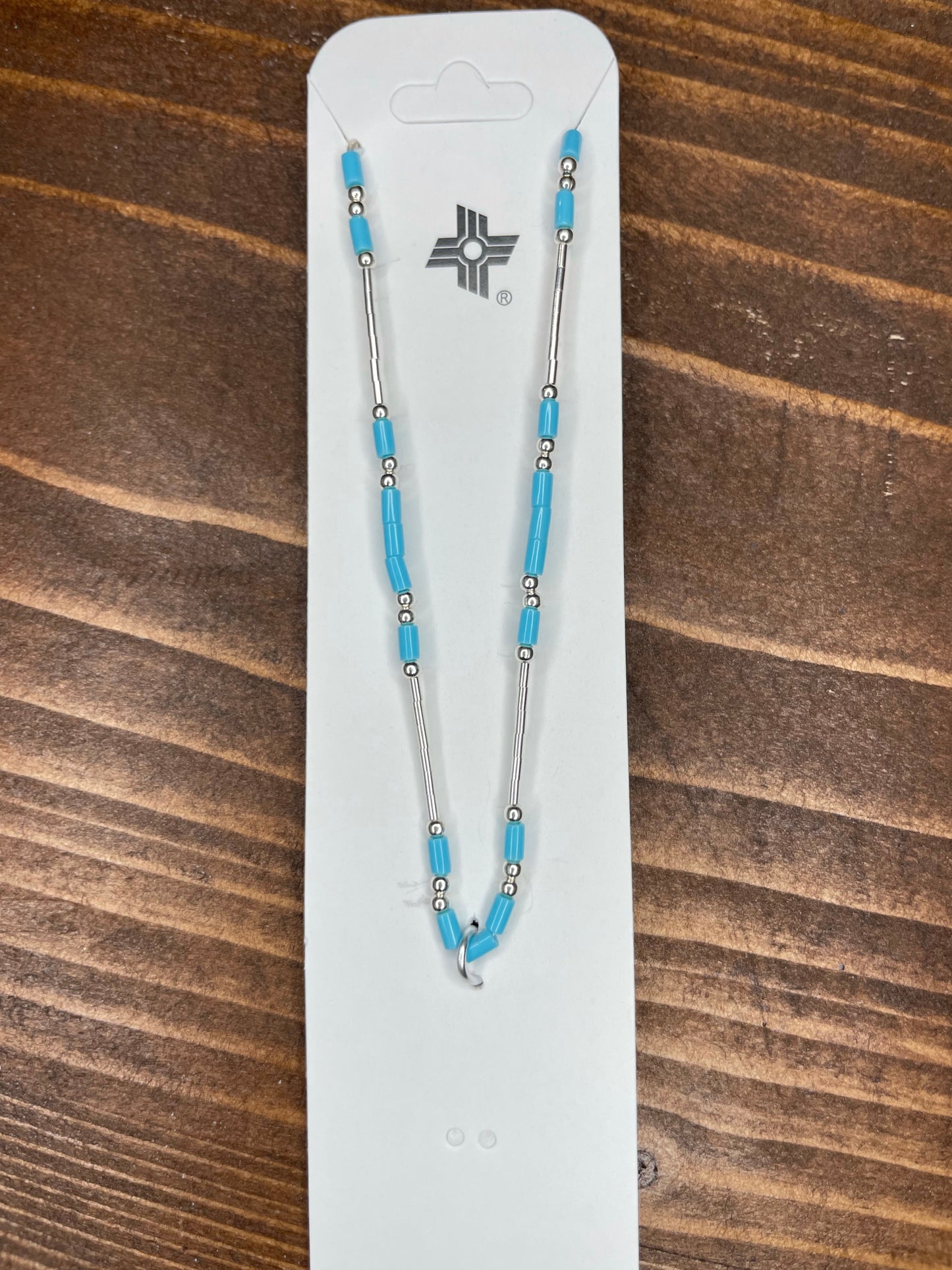 Turquoise Liquid Silver Bracelet