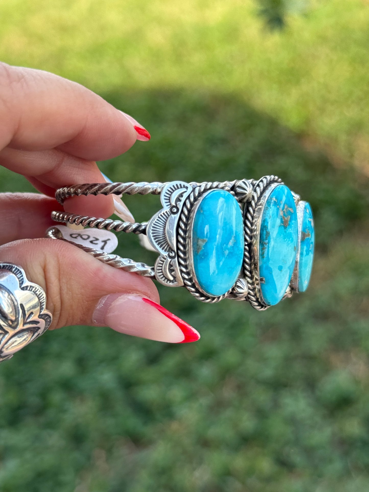Eula Wylie 3 stone cuff