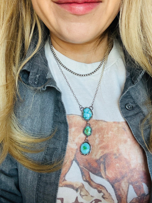 Sonoran Gold Lariat Necklace