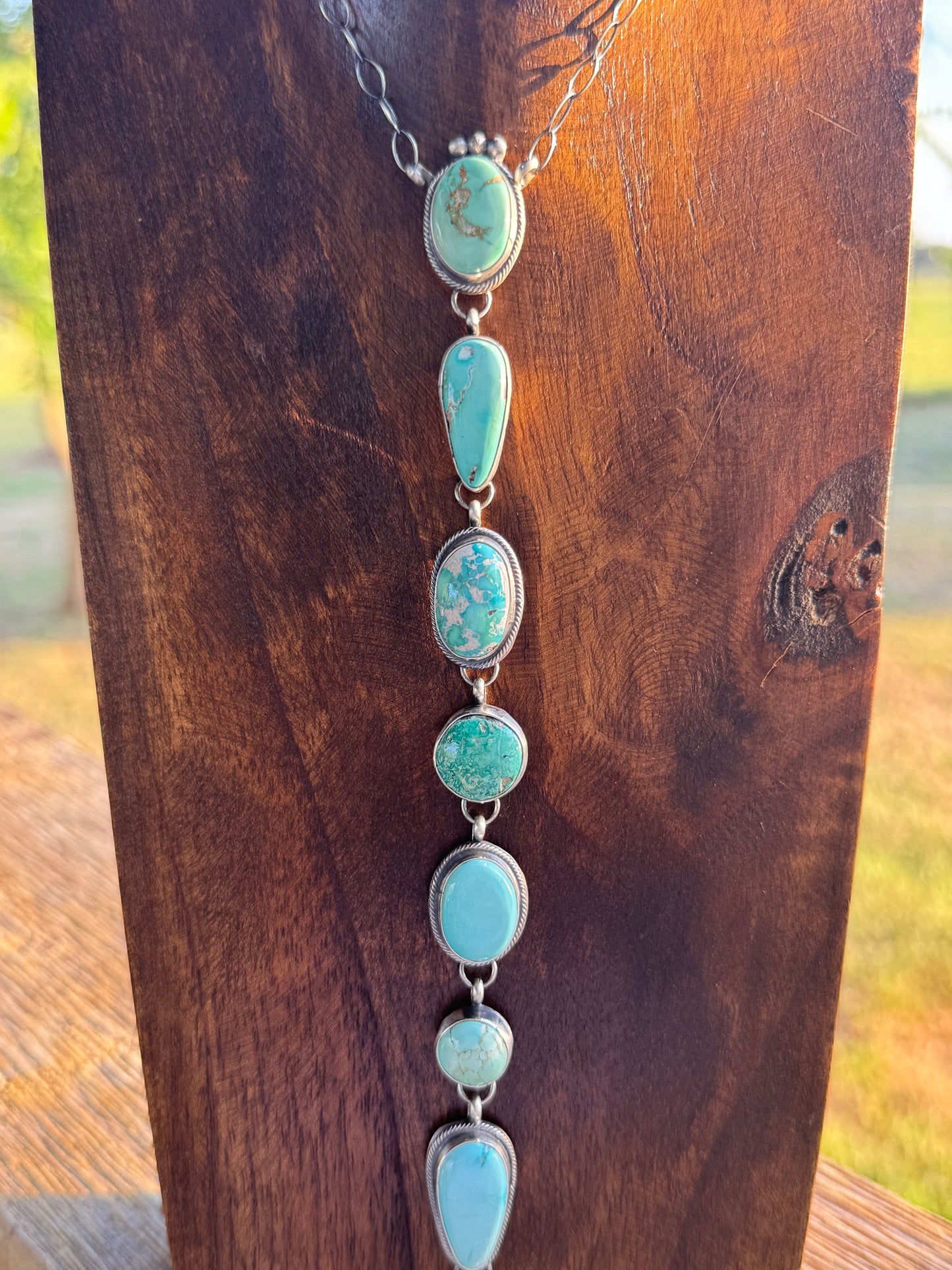 8 Stone Drop Lariat