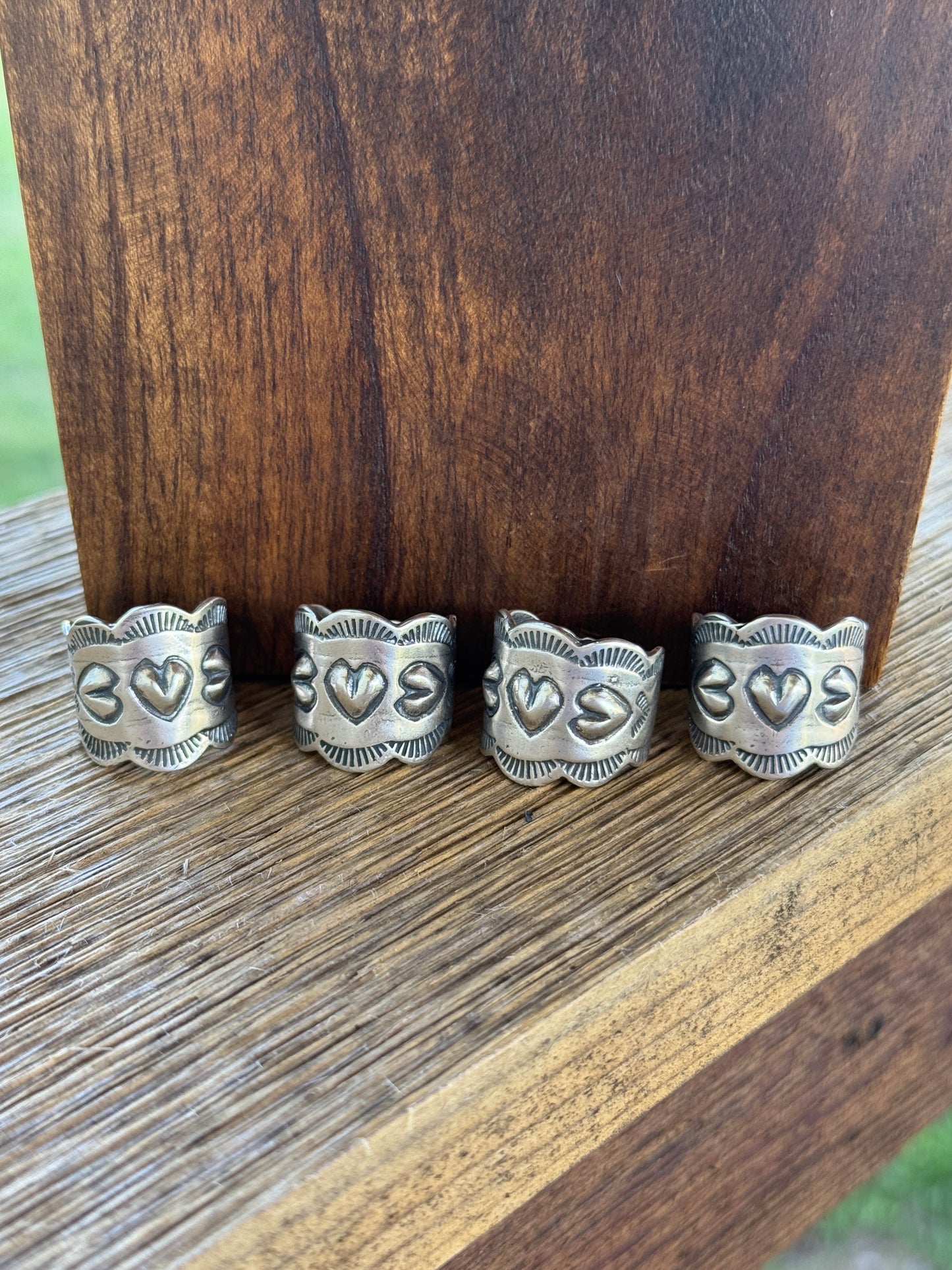 B Shorty Cigar Heart Band Ring