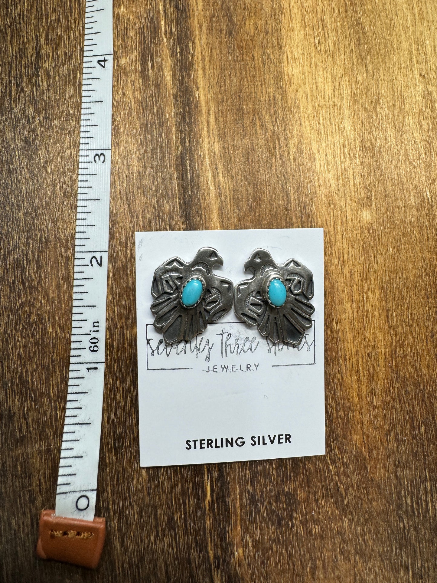 Thunderbird Sud Earrings w/Turquoise