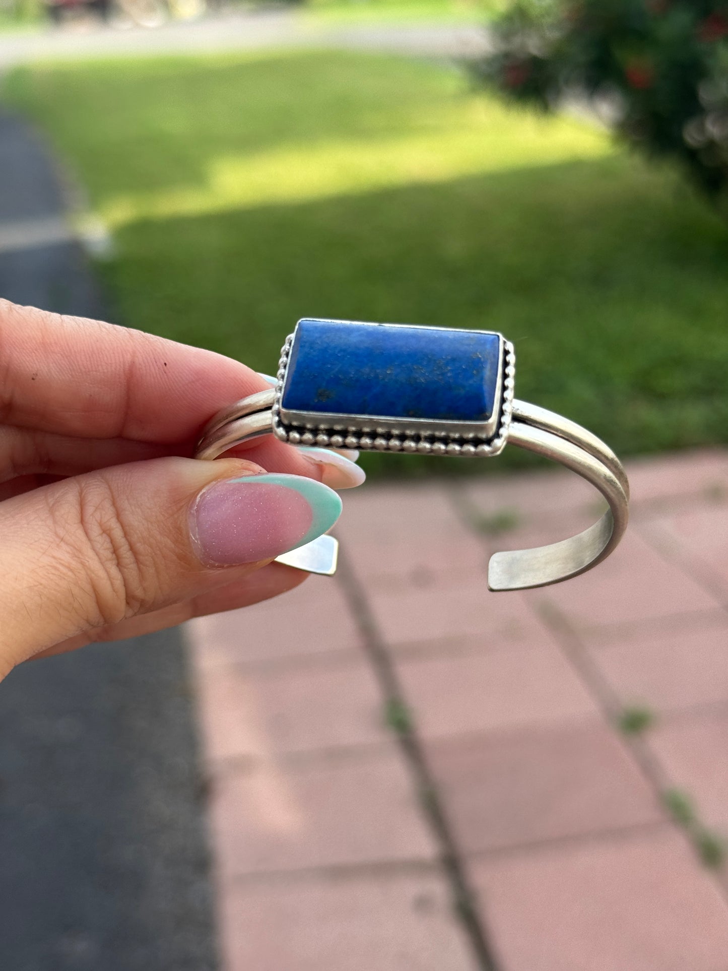 Blue Lapis Cuff