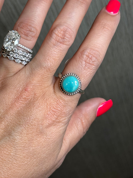 Turquoise Ring H sz8