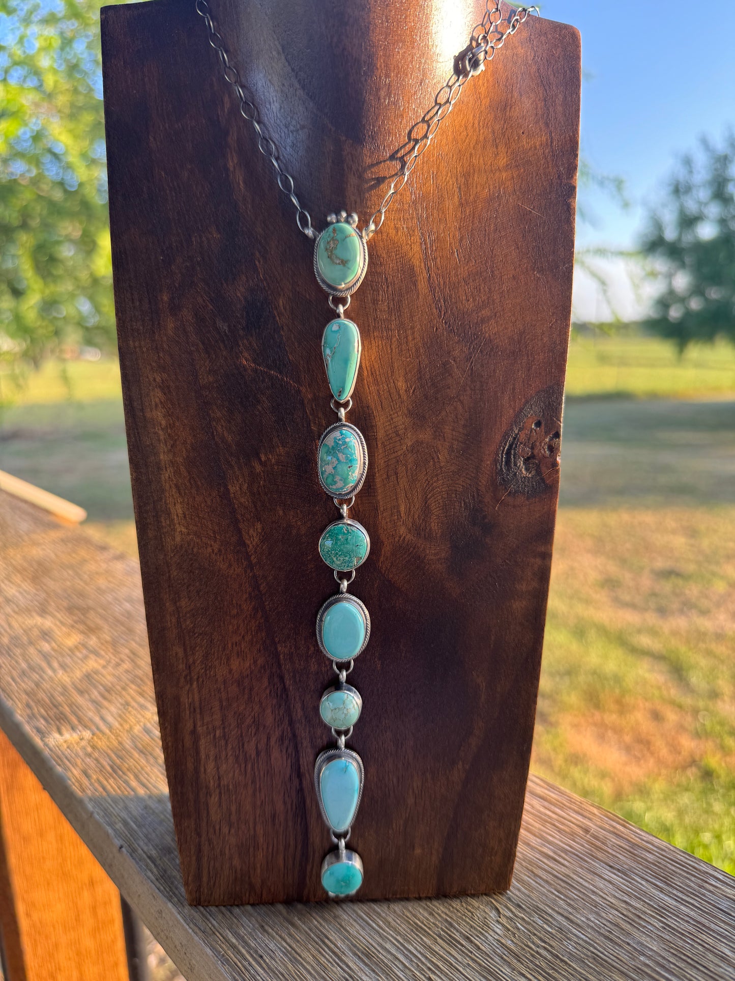 8 Stone Drop Lariat