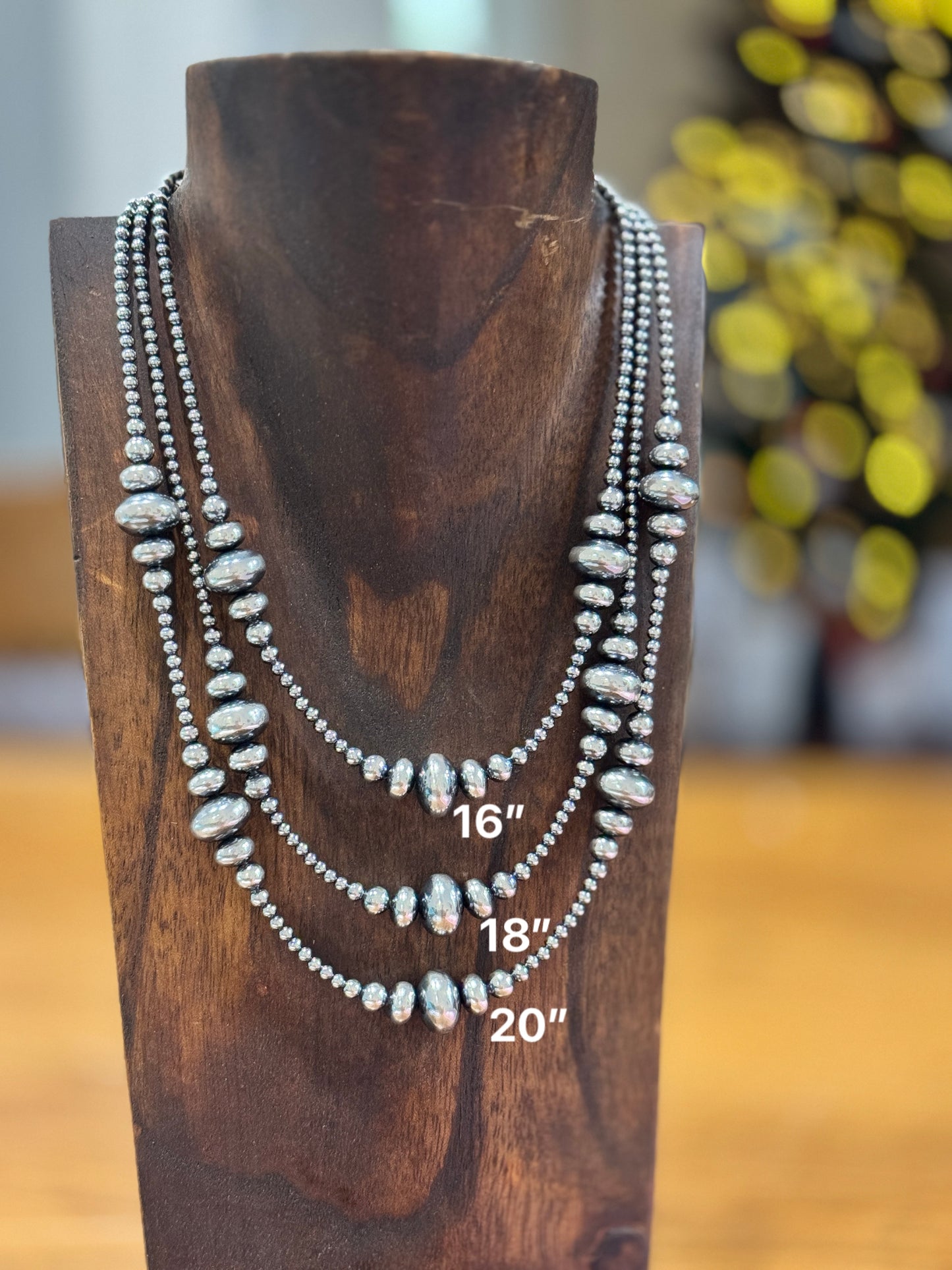 The Santa Fe Saucer Graduated Necklace