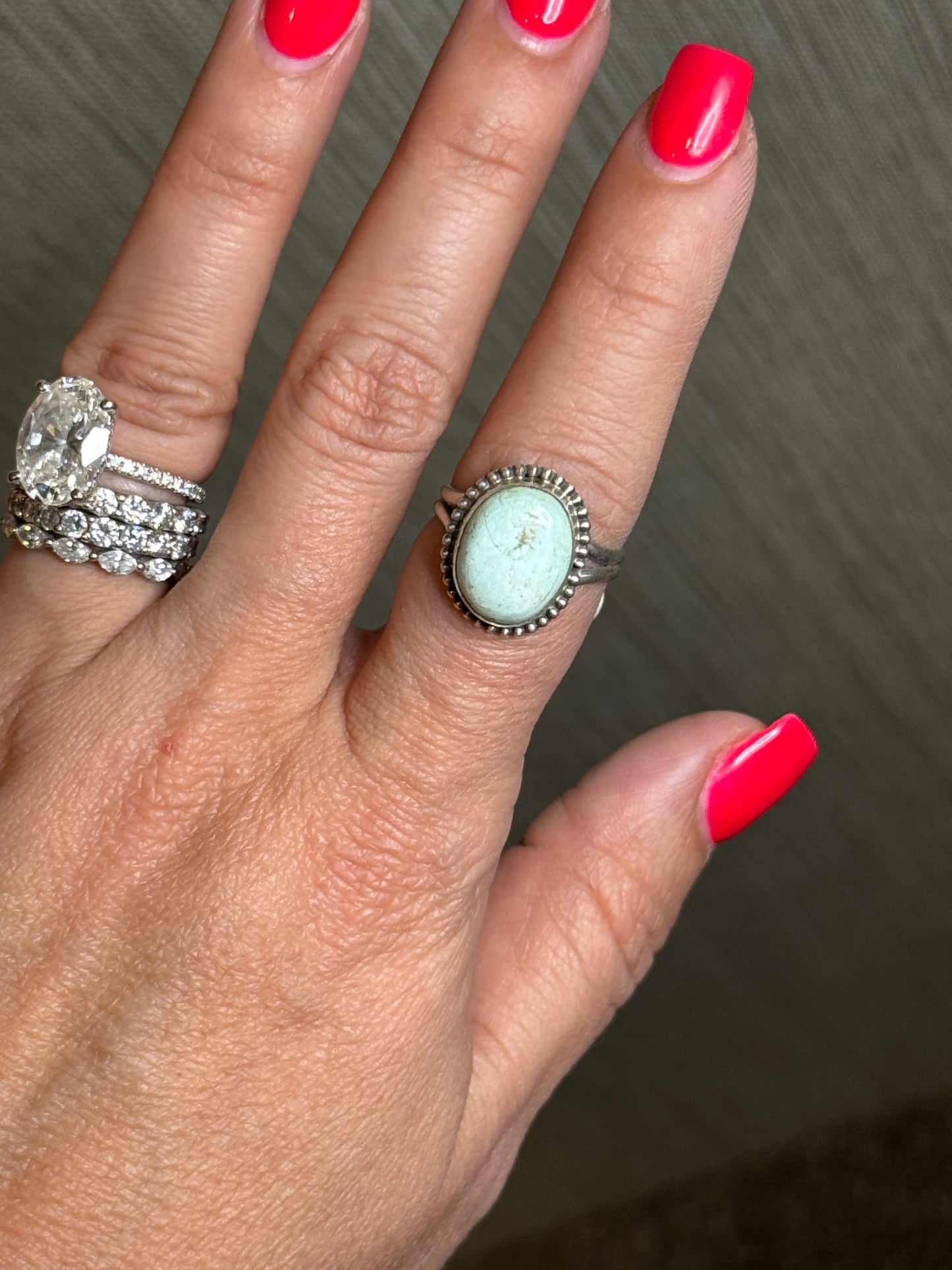 Turquoise Ring C sz6.75