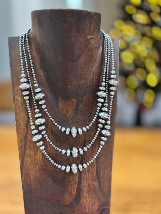 The Santa Fe Saucer Graduated Necklace
