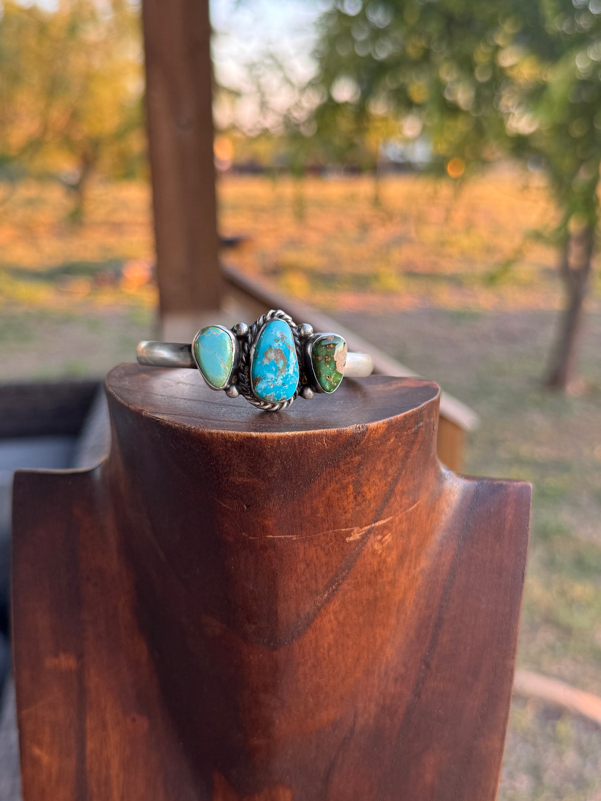 Sonoran Gold 3 Stone Cuff