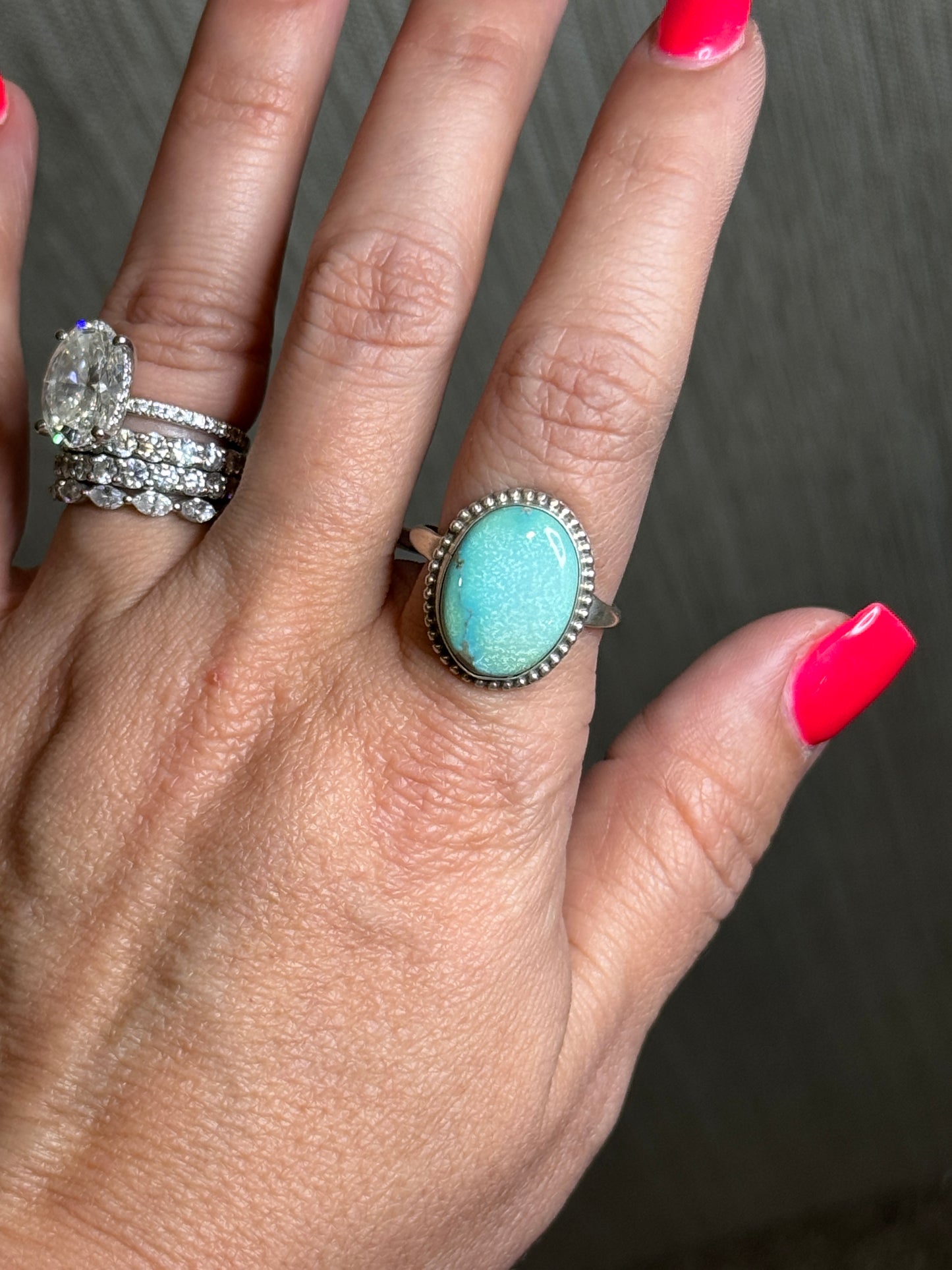 Turquoise Ring G sz9