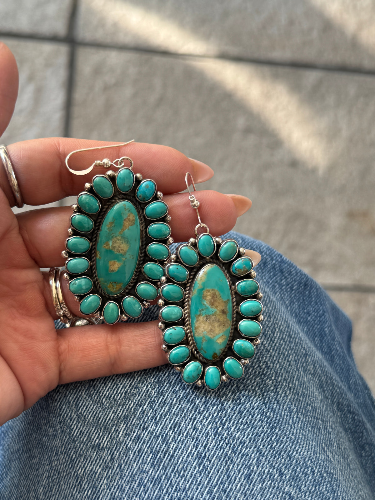 Armenian Turquoise cluster dangles