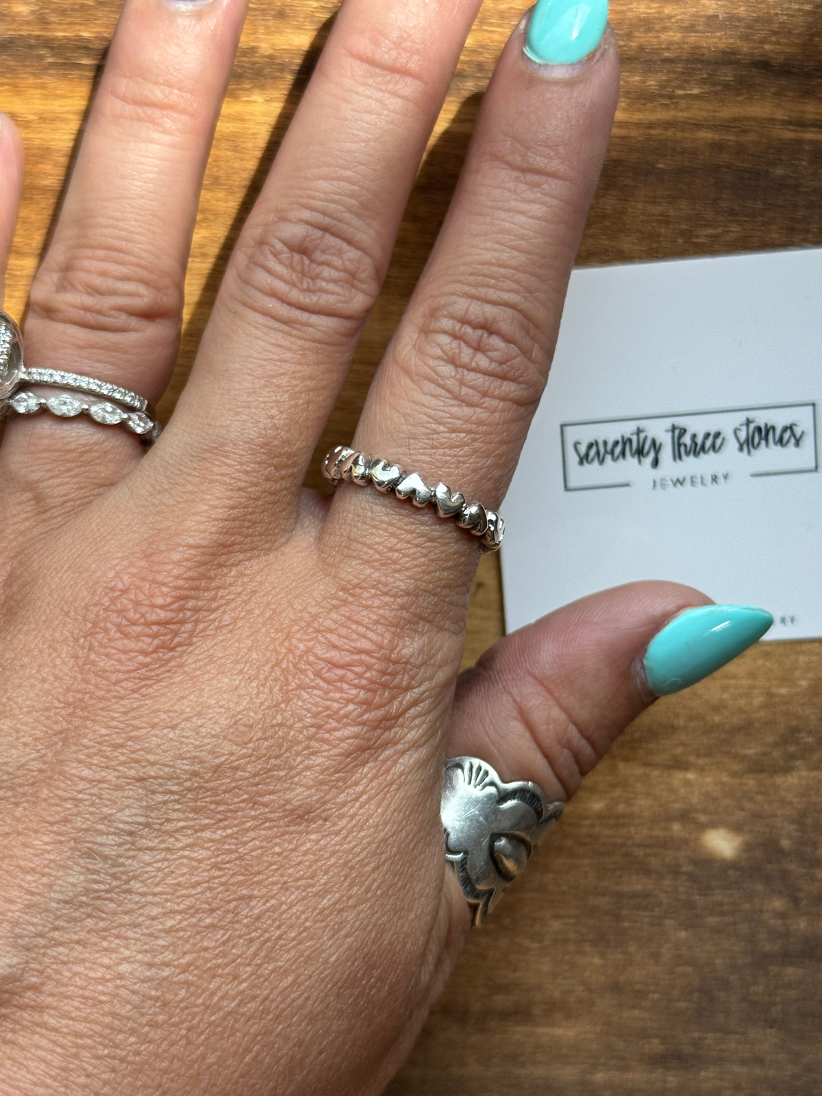 Heart Stacker Ring