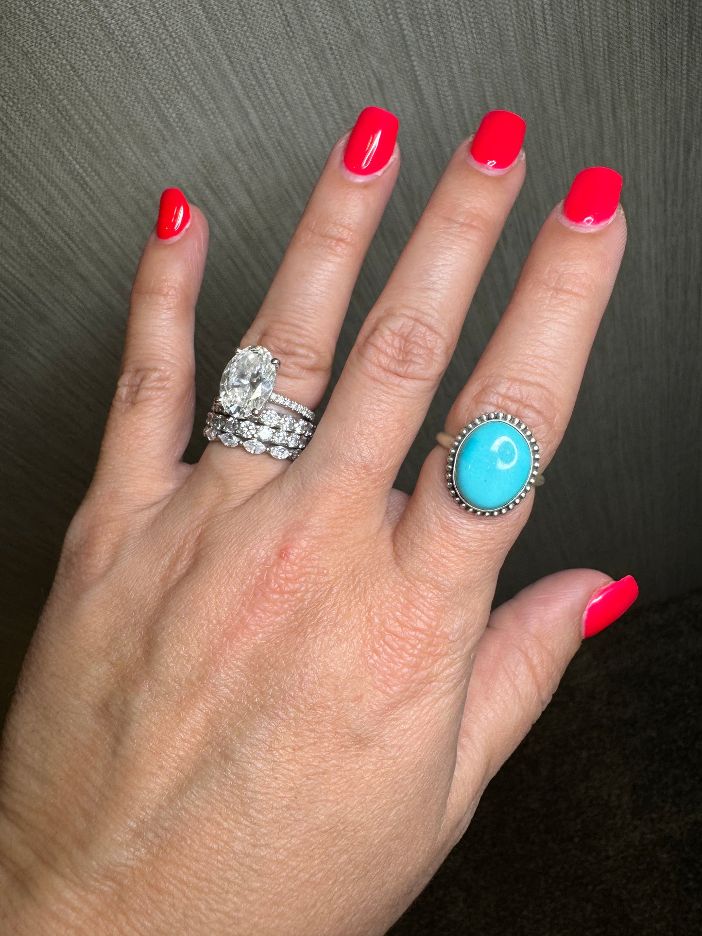 Turquoise Ring E sz6.5
