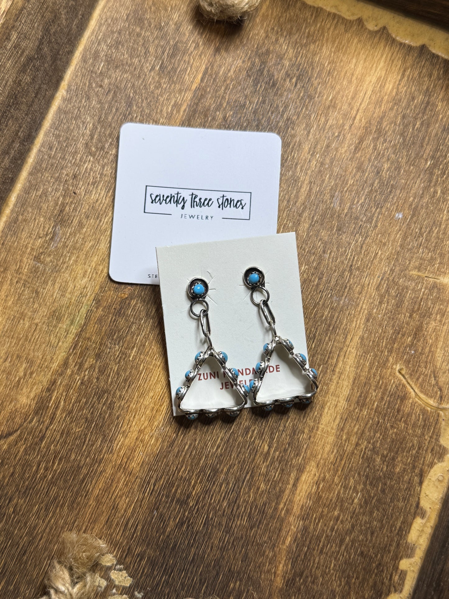 Triangle Dangle Earrings