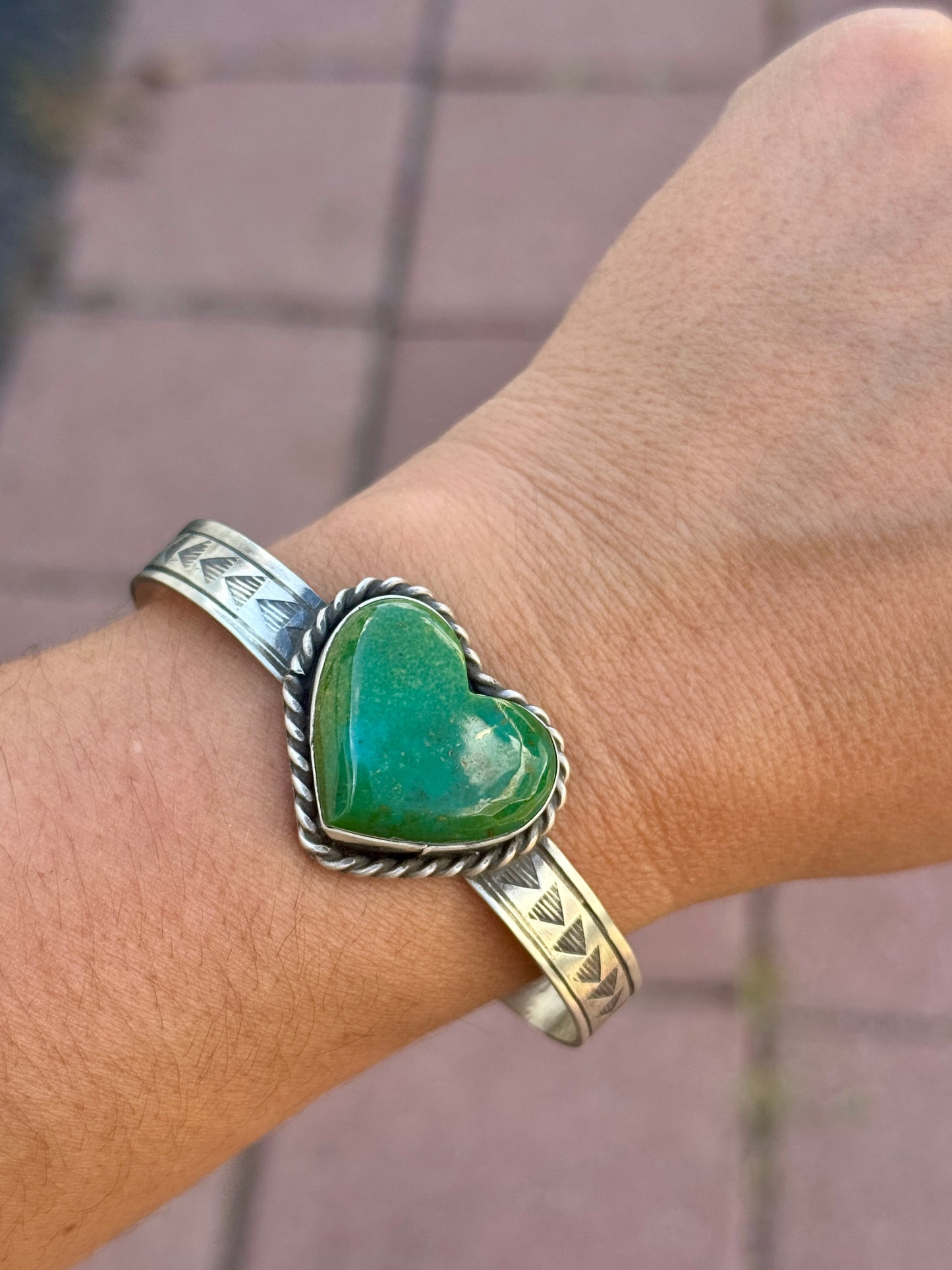 Sterling Royston Heart Cuff