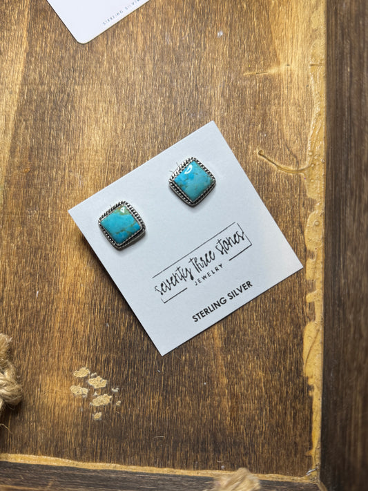 The Carlee Turquoise Stud
