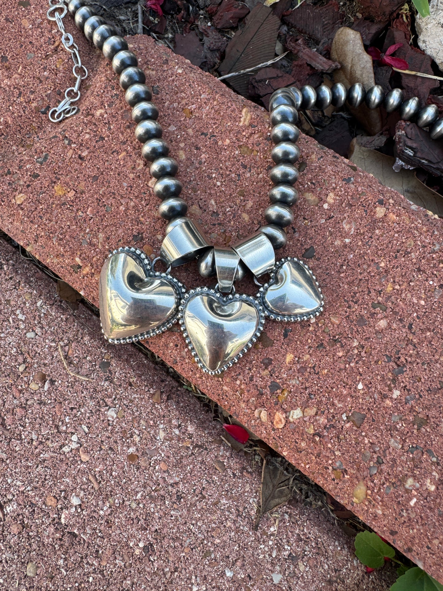 Puffy Heart Pendant - MEDIUM
