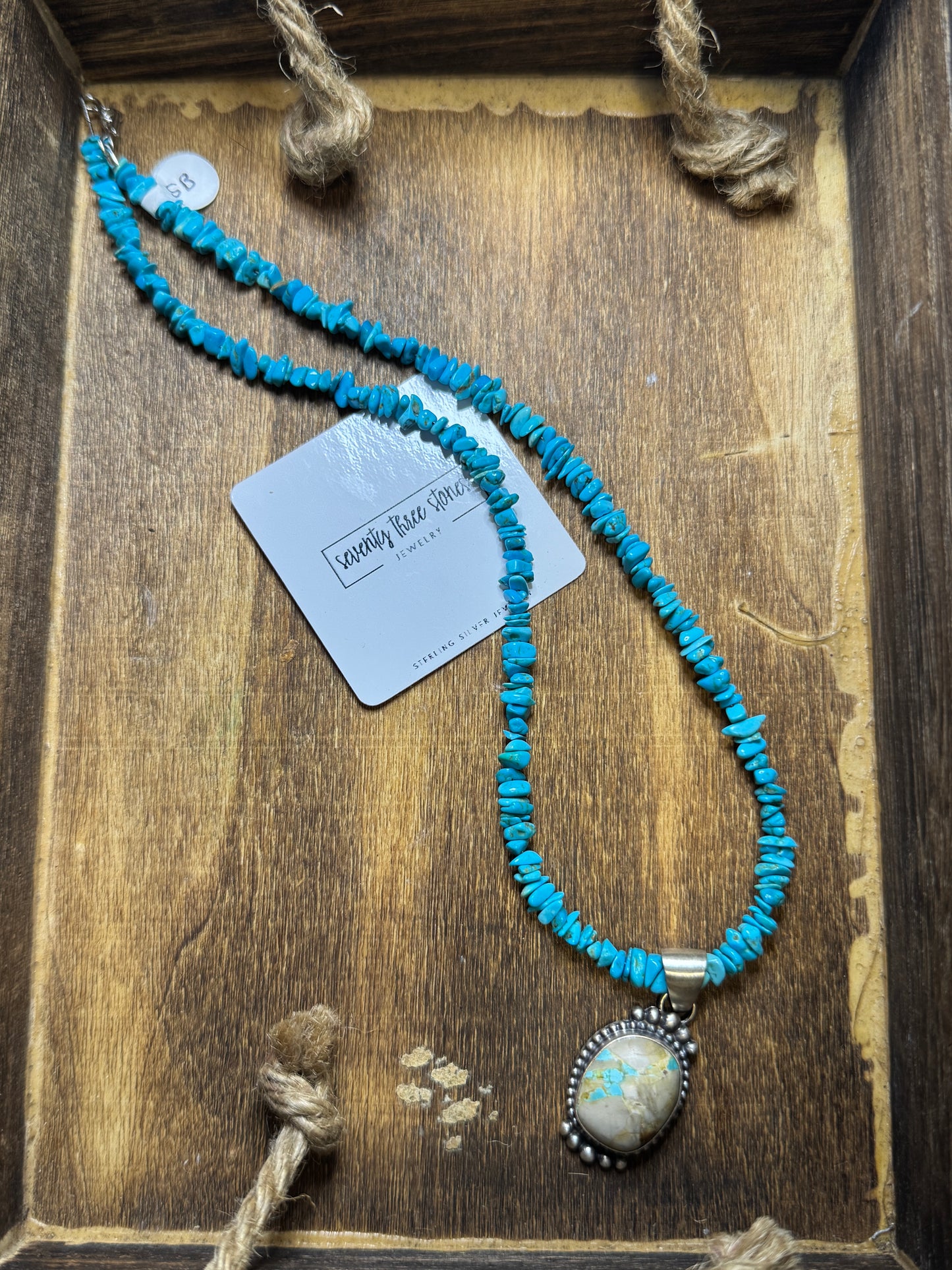 Sleeping Beauty 18.5" Chip necklace