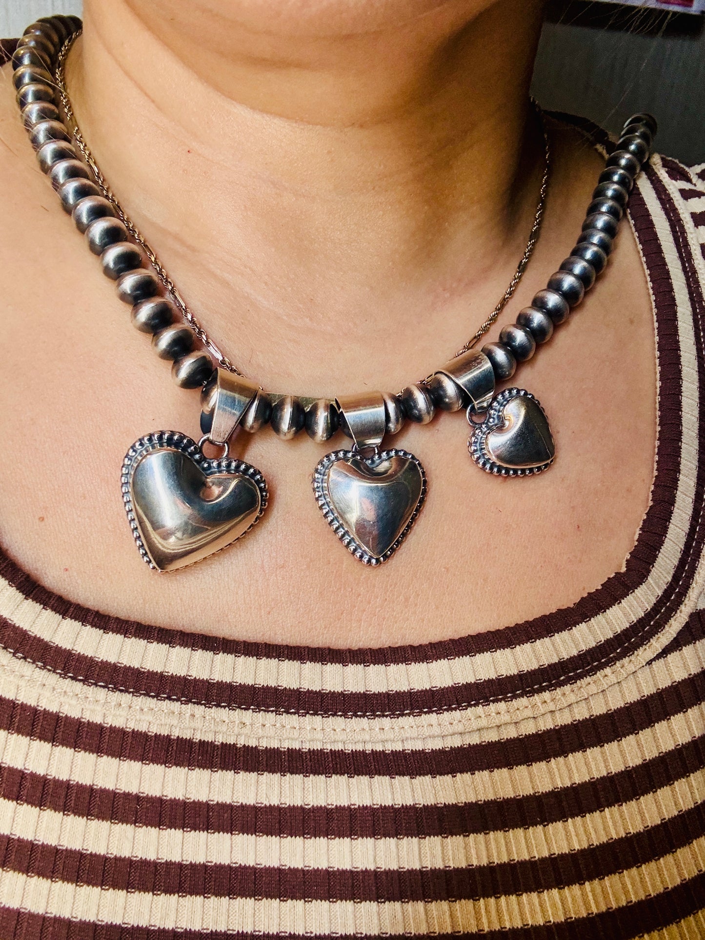 Puffy Heart Pendant - MEDIUM