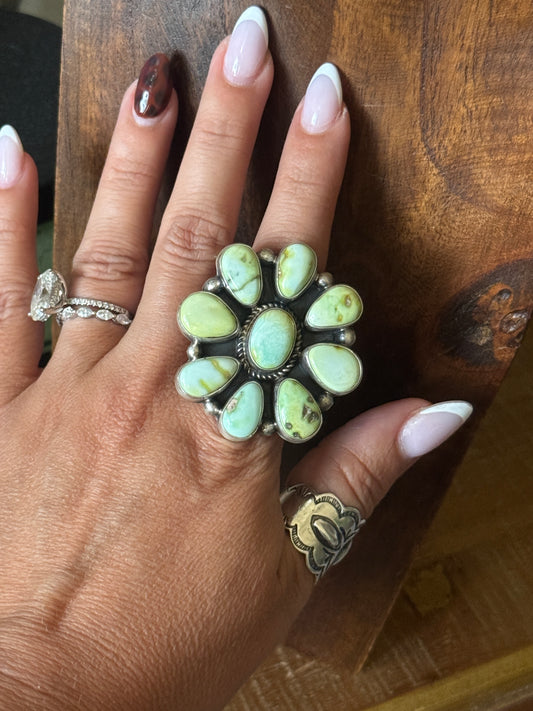 Palomino Varisite Cluster Ring, Draper