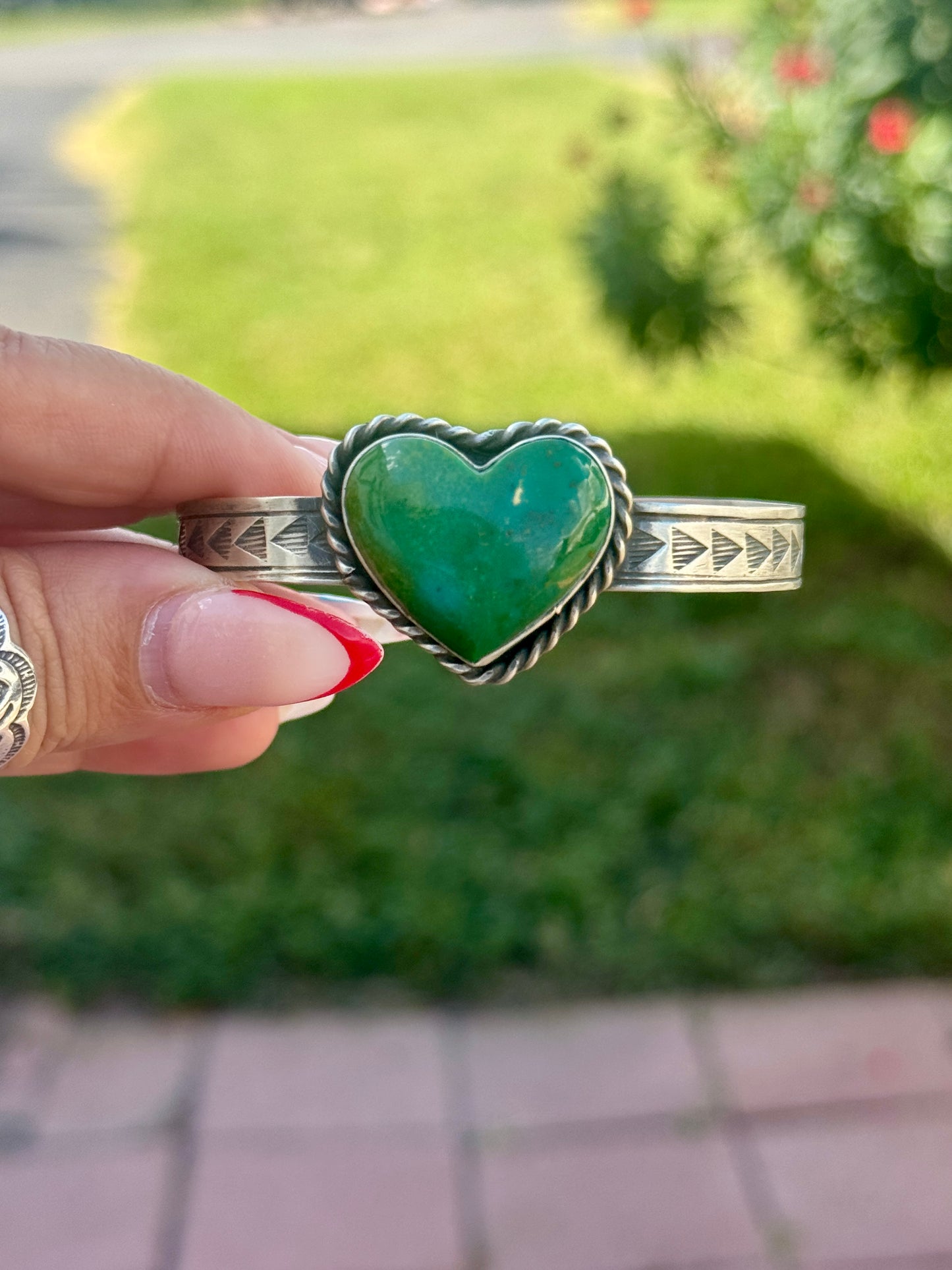 Sterling Royston Heart Cuff