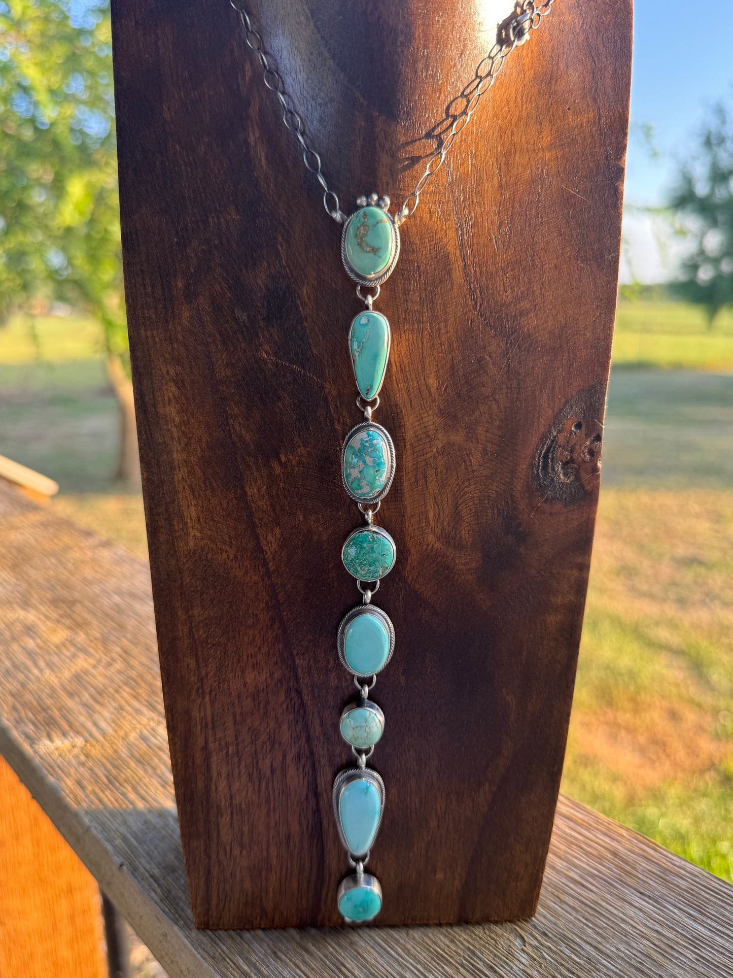 8 Stone Drop Lariat