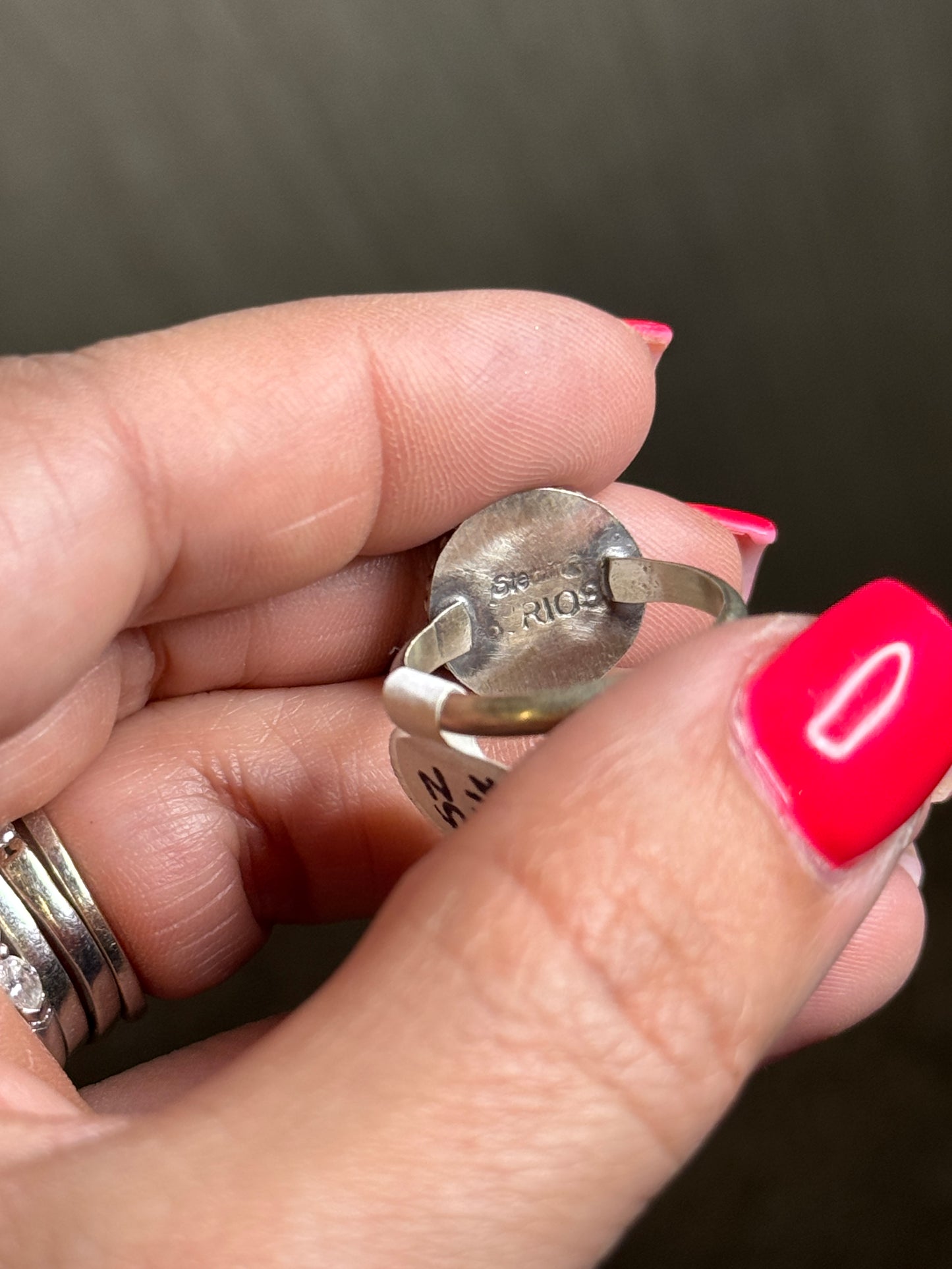 Turquoise Ring H sz8