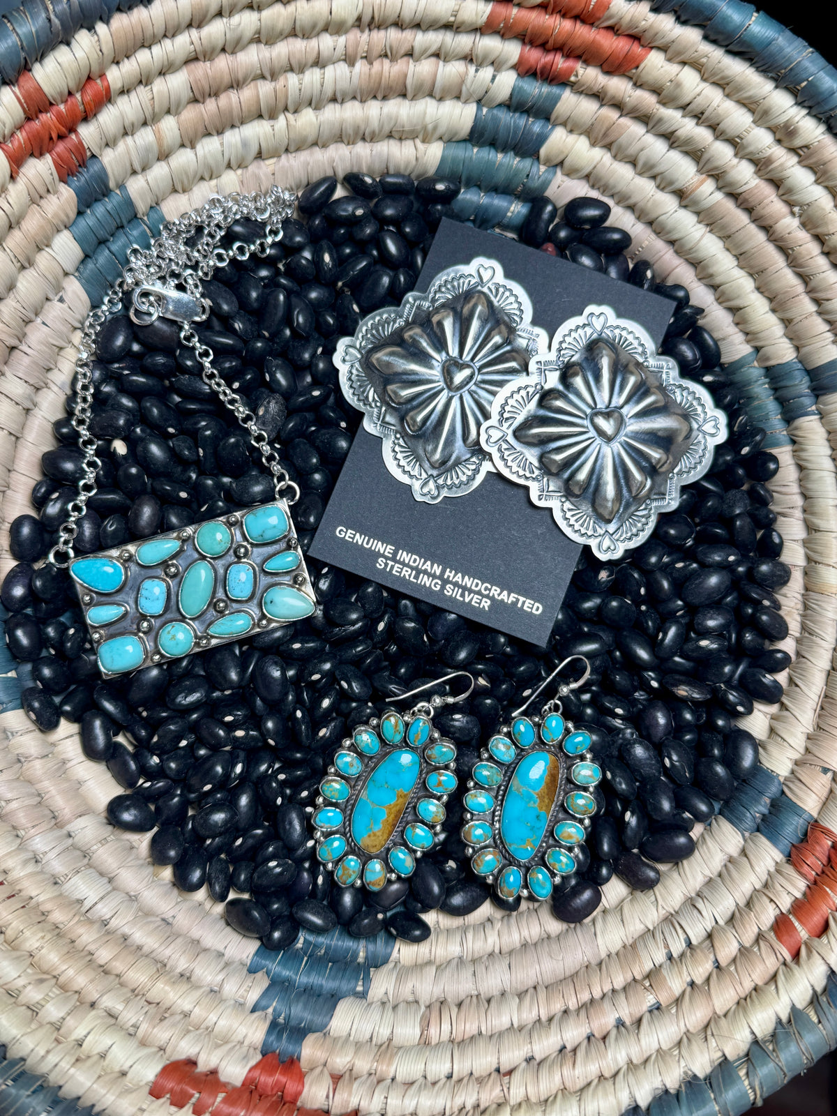 Armenian Turquoise cluster dangles