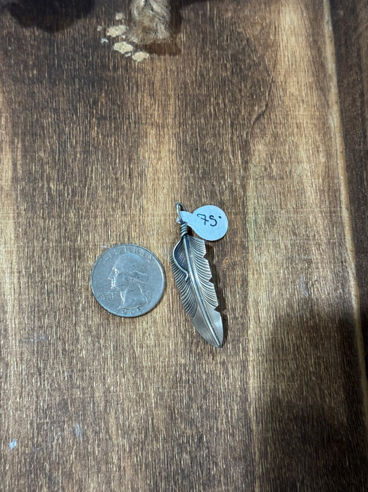 Chris Charlie Feather Pendant