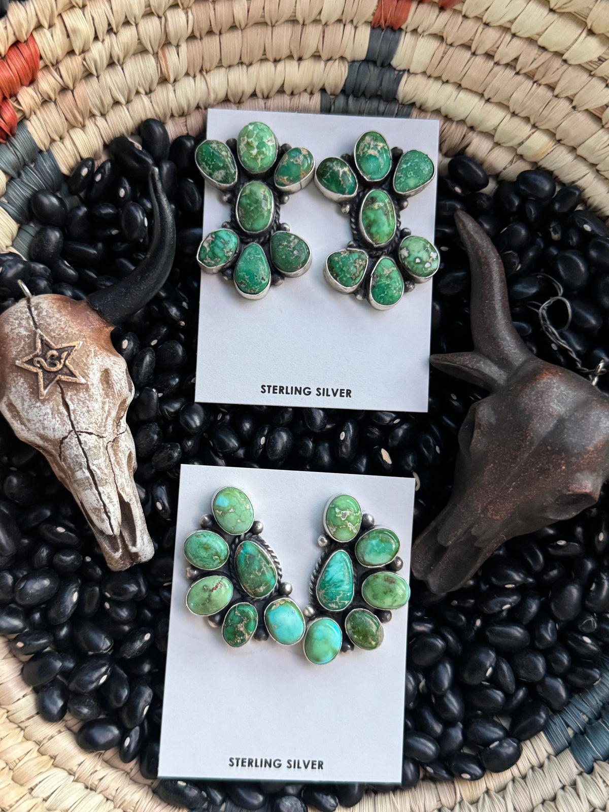 Sonoran Gold Half Cluster Earrings