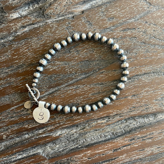 5mm + 6mm Navajo pearl Bracelet