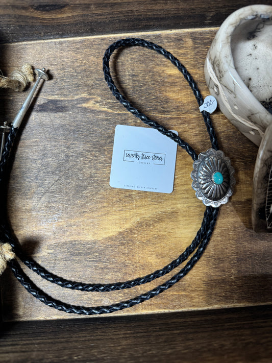 Campitos Bolo Tie (black leather cord)