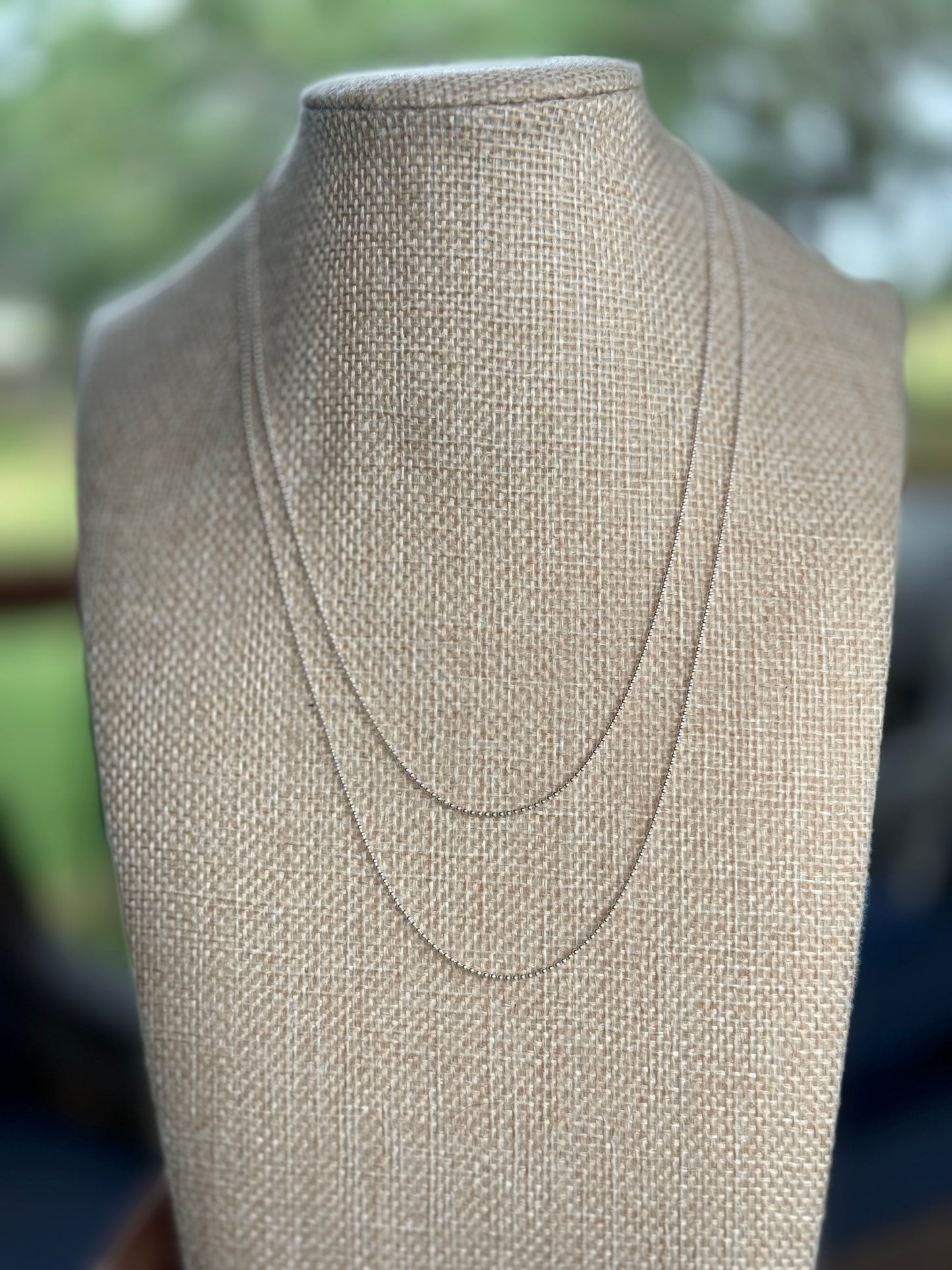 16” Sterling Silver Rope chain 025
