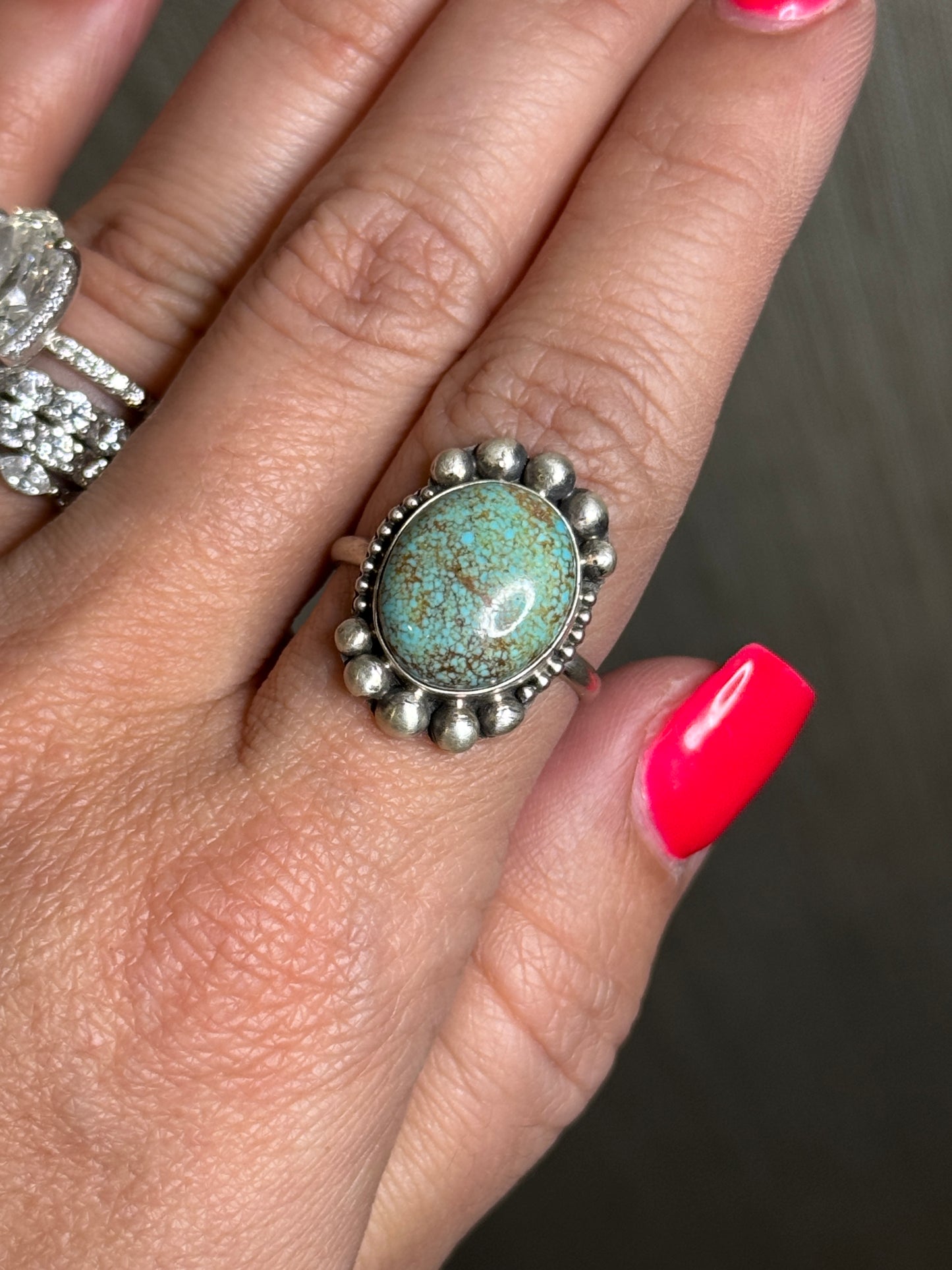 Turquoise Ring A sz8