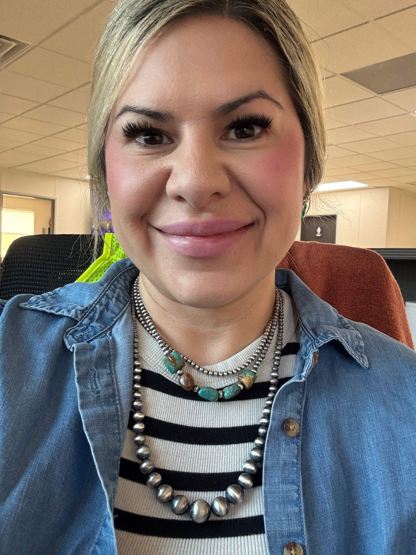 Grande 18" Graduated Navajo Pearl Necklace