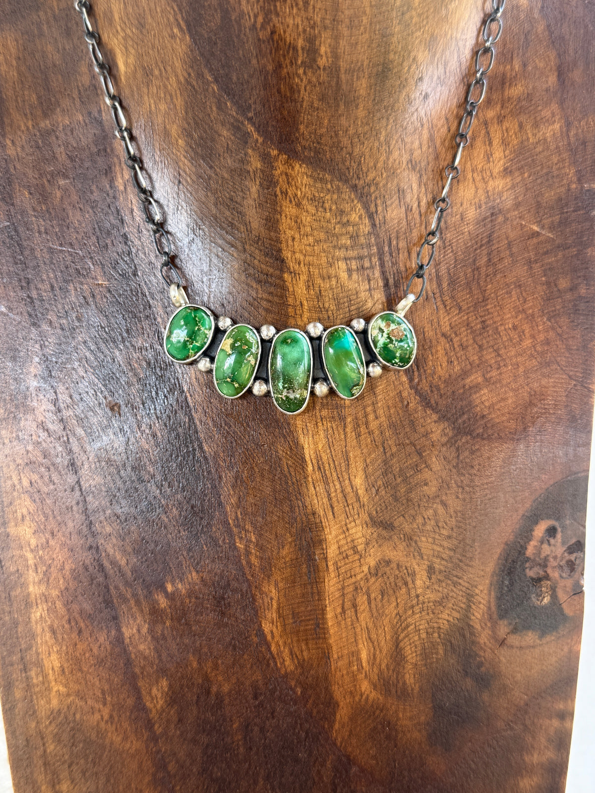 Sonoran Gold 5 Stone Necklace, Tom Lewis