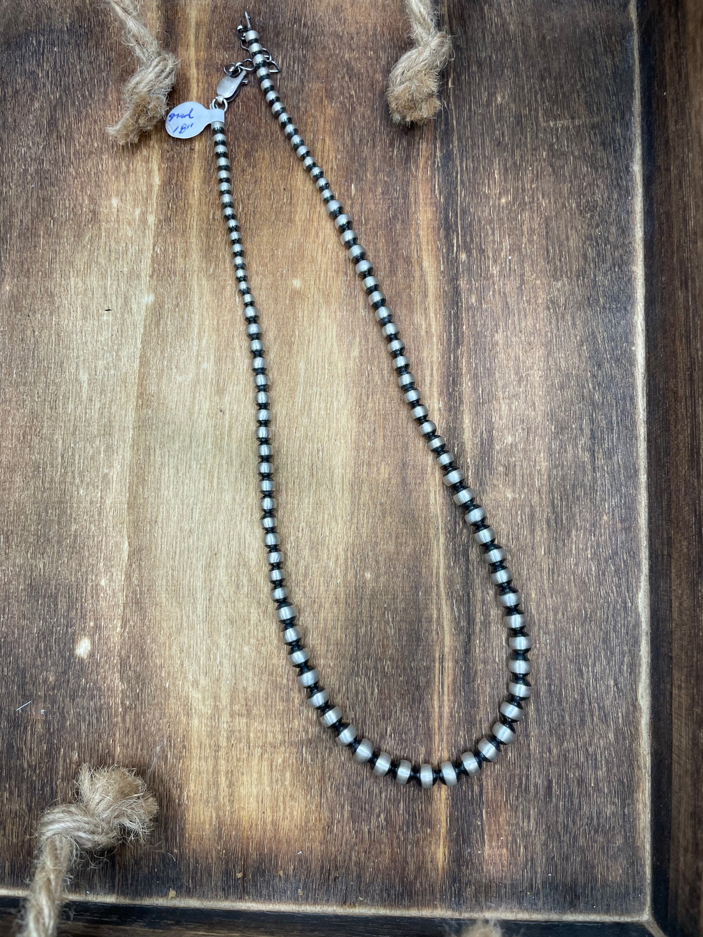Graduated Navajo Pearls 16” w/extender