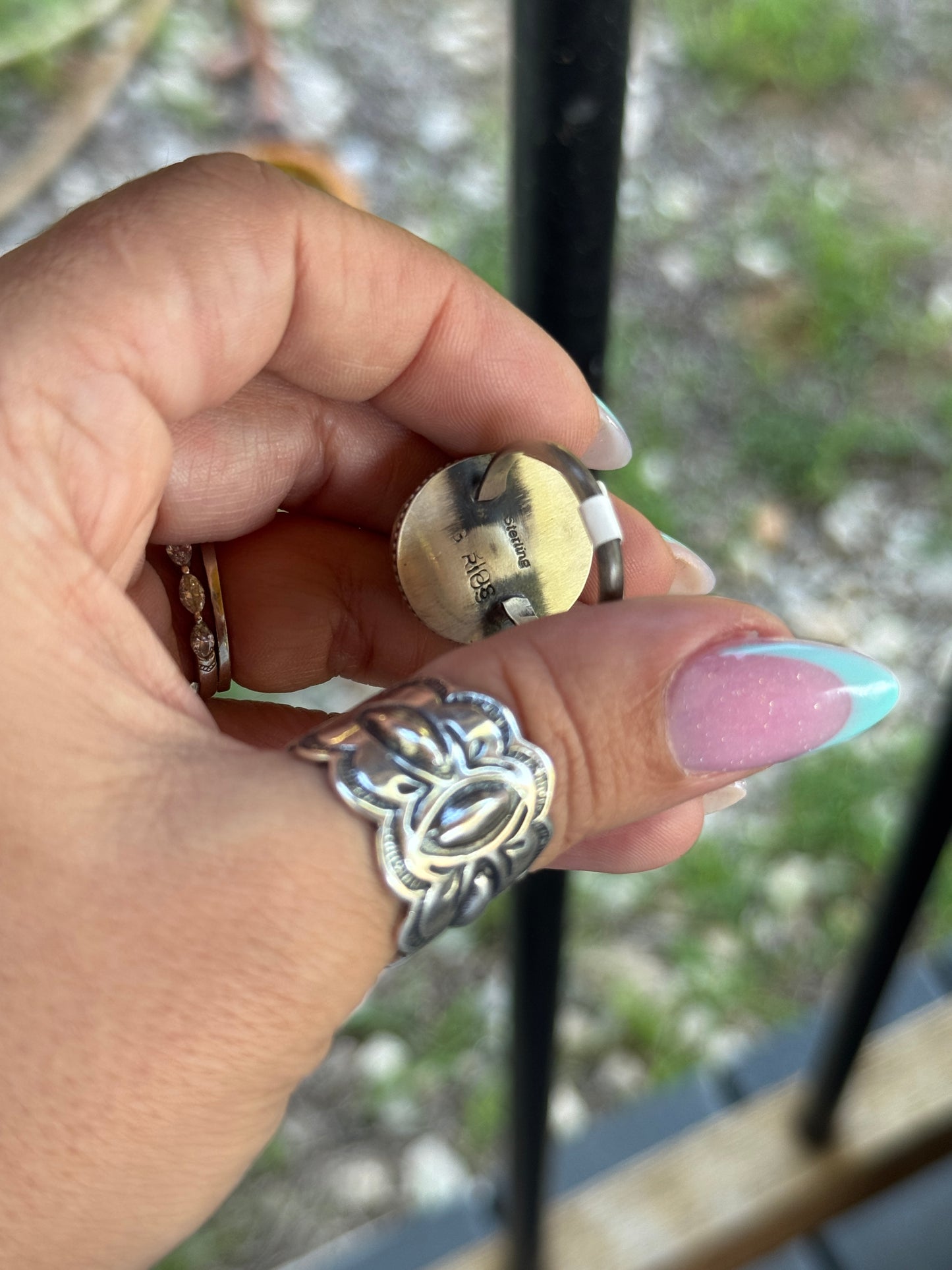 Turquoise Ring Sz8