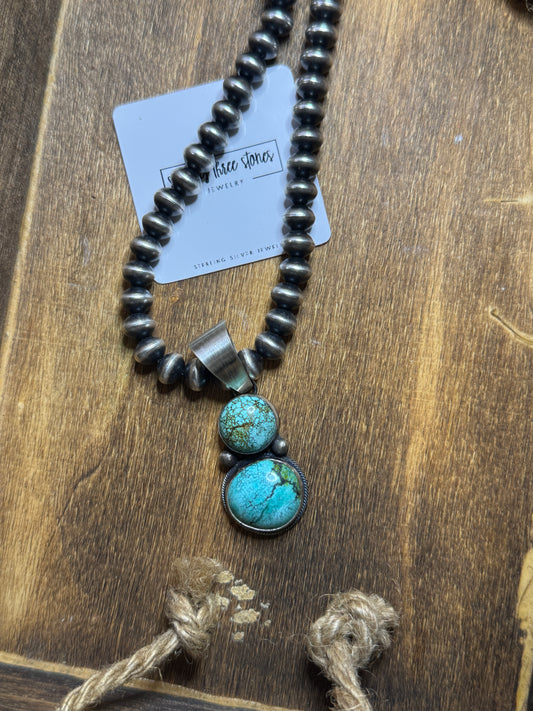 Kathleen Livingston 2 stone Pendant