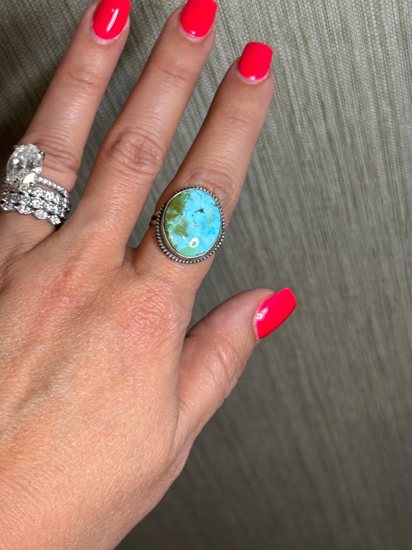 Turquoise Ring B sz7.5
